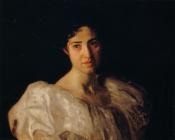 托马斯伊肯斯 - Portrait of Lucy Lewis